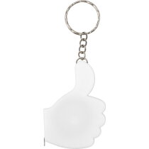 PE 2-in-1 sleutelhanger Nassir wit