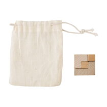 Houten puzzle Amber bruin
