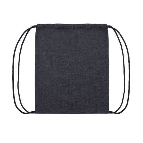 Impact AWARE™ recycled denim drawstring rugzak blauw