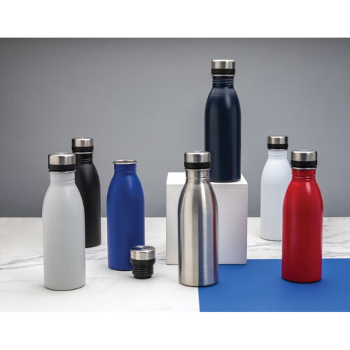 Deluxe RVS water fles, wit