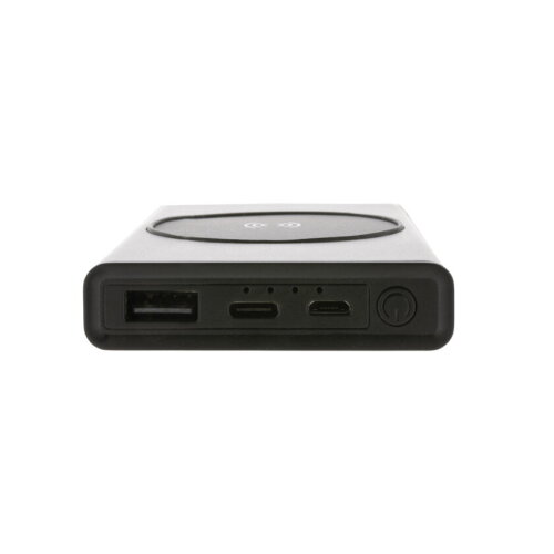 Terra RCS recycled aluminium 5000 mAh powerbank 5W draadloos grijs