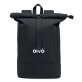 KOPER ROLL Rolltop 15 inch laptop rugzak Zwart